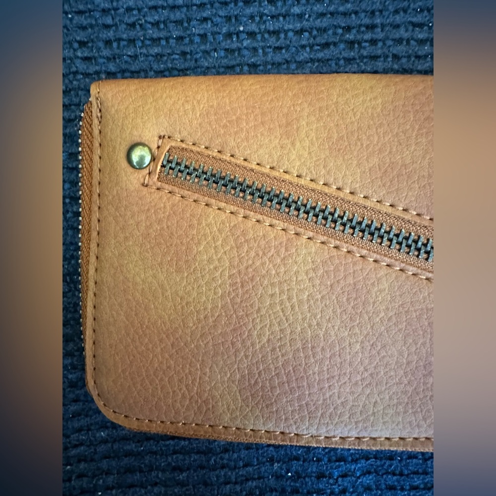Free People Distressed Vegan Wallet - Picture 6 of 10